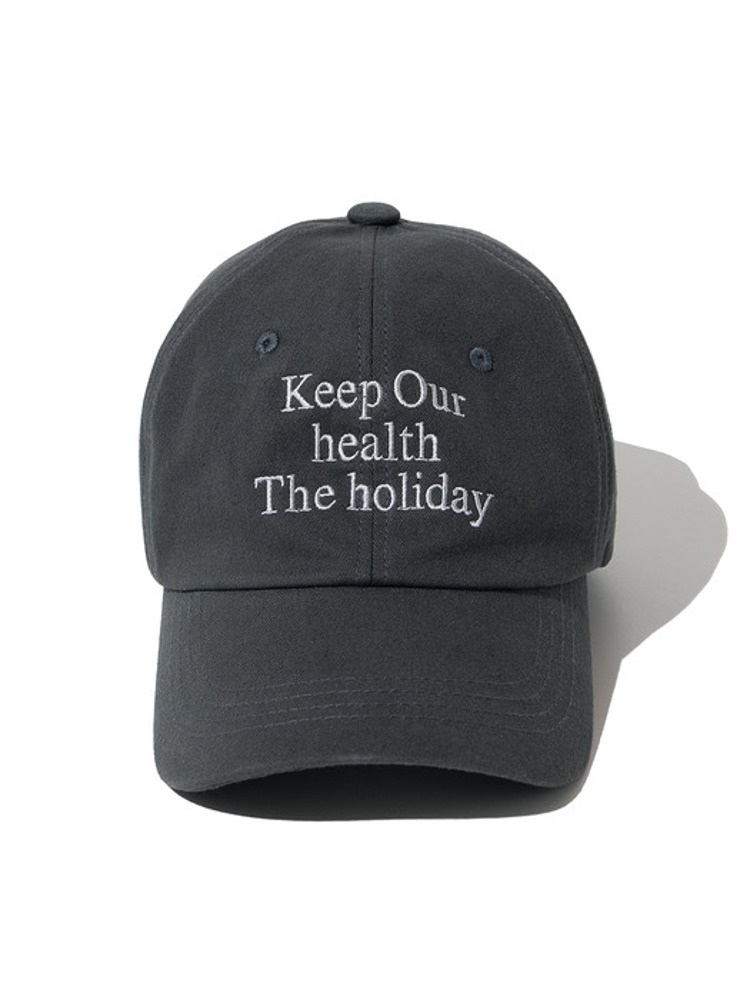 Holiday Signature Ball Cap [Charcoal]