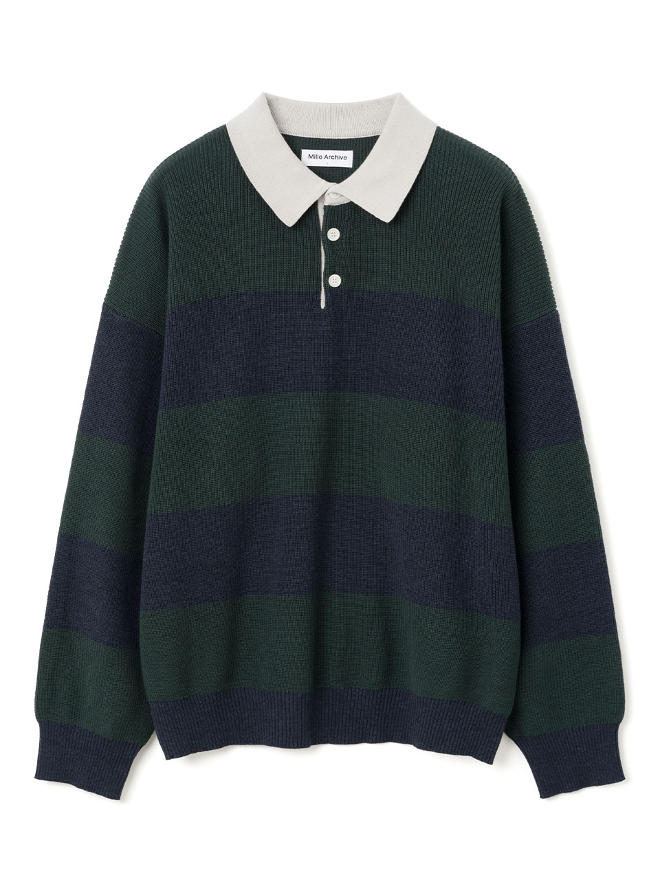 Over Fit Rugby Knit [Green]