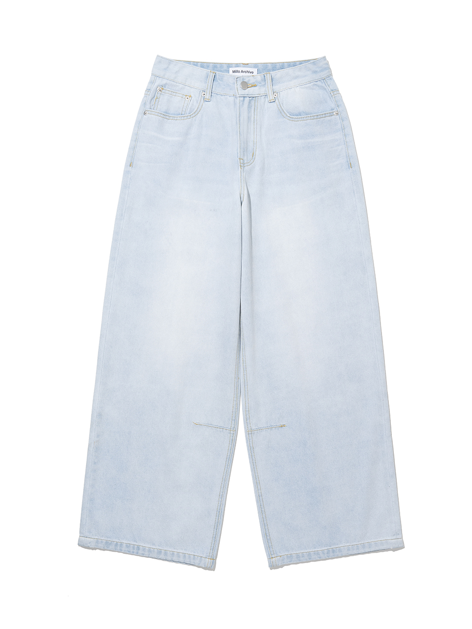 Vintage Wide Denim Pants [Light Blue]
