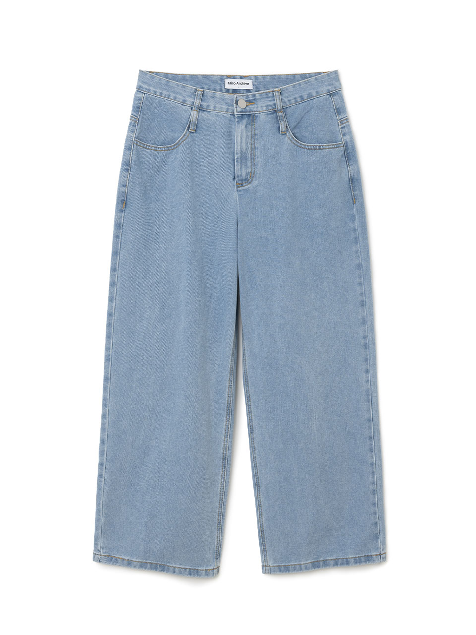 Standard Fit Denim Pants [Light Blue]