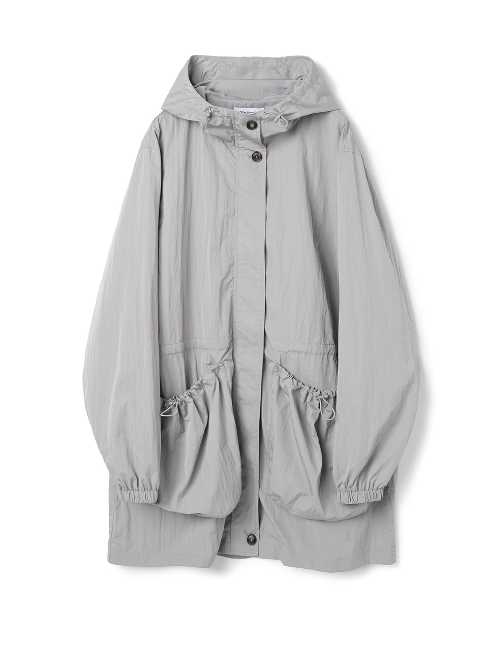 String Pocket Hoodie Jacket [Gray]